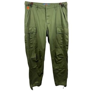 Empyre Relax Button‎ Fly Cargo Skate Pants Olive Green 30